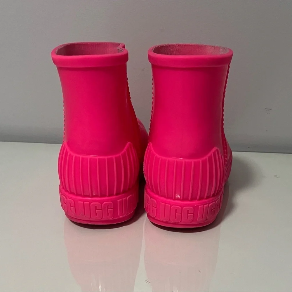 UGG Kids Neon Pink Rain Boots